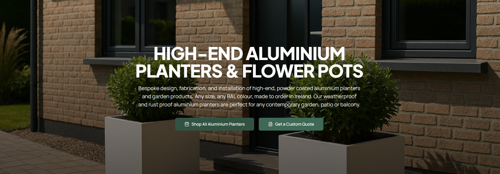 Aluminium Flower Pots